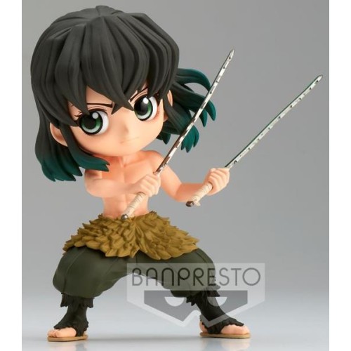 Banpresto: Q Posket - Demon Slayer Kimetsu No Yaiba - Inosuke Hashibira Ⅱ (Ver.B) Figure (13cm) (18456)