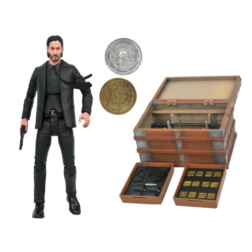 Diamond: Select Toys Deluxe John Wick - John Wick Action Figure Set (MAR208179)