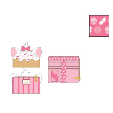 Loungefly: Disney - Marie Sweets Flap Wallet