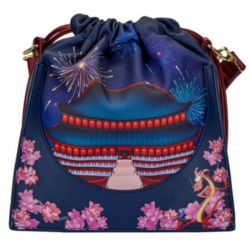 Loungefly: Disney - Mulan Castle Cinch Sack Τσάντα Ώμου