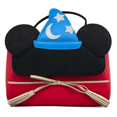Loungefly: Disney - Fantasia Sorceror Mickey Cosplay Τσάντα Ώμου