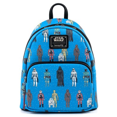 Loungefly: Star Wars - Action Figures AOP Mini Σακίδιο πλάτης