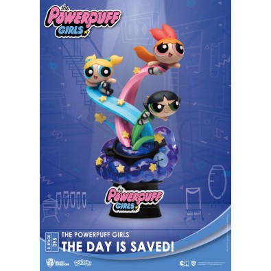 The Powerpuff Girls D-Stage PVC Diorama The Day Is Saved Standard Version 15 cm
