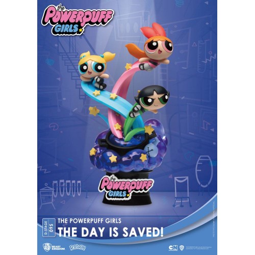The Powerpuff Girls D-Stage PVC Diorama The Day Is Saved New Version 15 cm