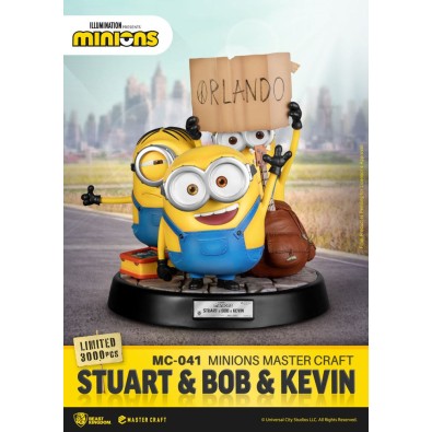 Minions Master Craft Statue Stuart & Bob & Kevin 35 cm