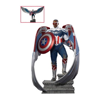 Iron Studios: The Falcon and the Winter Soldier Legacy Replica Statue 1/4 Captain America Sam Wilson (Complete)