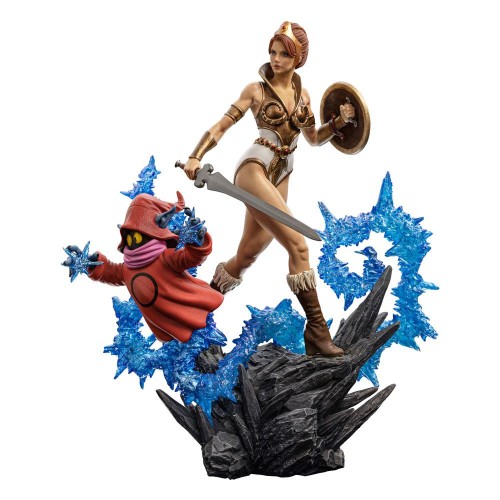 Iron Studios: Masters of the Universe Deluxe Art Scale Statue 1/10 Teela & Orko 25 cm
