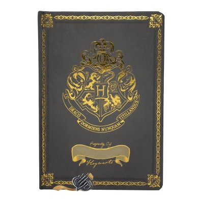 Harry Potter: A5 Σημειωματάριο Chunky - Black - Crest & Customise
