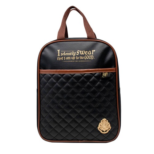 Harry Potter: Quilted Σακίδιο Πλάτης - Black & Tan