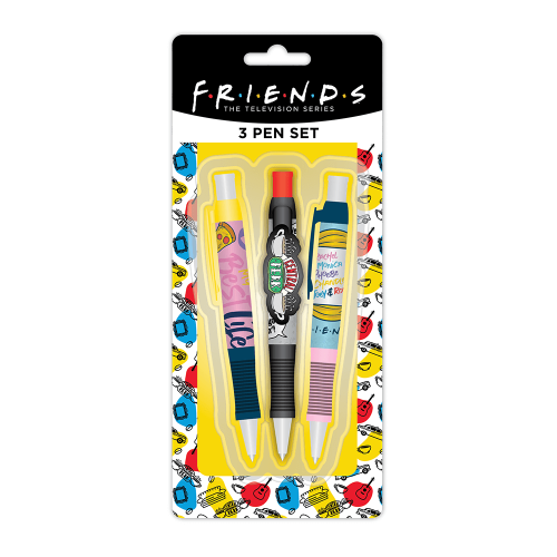 Friends: Σετ 3 Στυλό - Icons