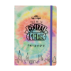 Friends: Σημειωματάριο A5 με λάστιχο - Tie Dye