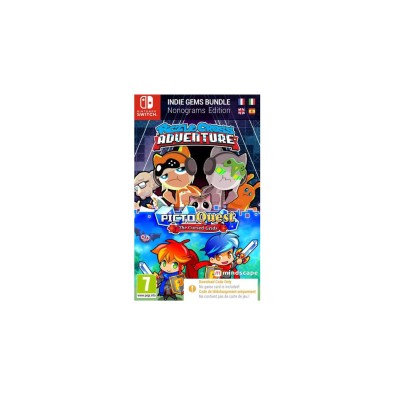 Piczle Cross Adventure + Pictoquest : The Cursed Grids (Code In A Box) - Switch