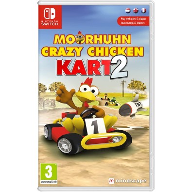 Crazy Chicken Kart 2 (CIAB) Steering Wheel Bundle - Switch