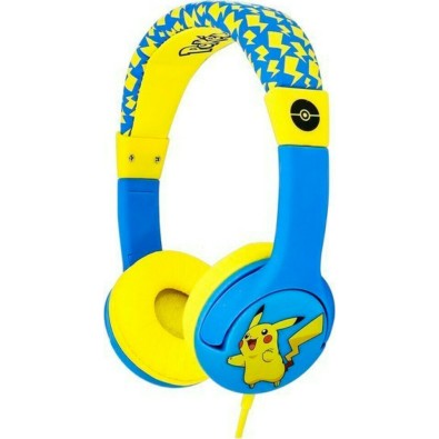 OTL Pokémon Pikachu Kids Headphones Ενσύρματα Over Ear Παιδικά Ακουστικά Πολύχρωμα