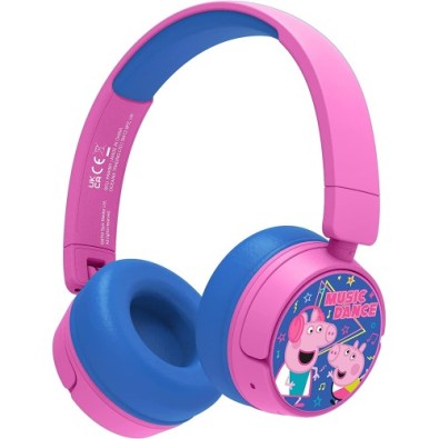 OTL Premium Junior Peppa Pig Unicorn Ασύρματα/Ενσύρματα On Ear Παιδικά Ακουστικά με 30 ώρες Λειτουργίας Πολύχρωμα