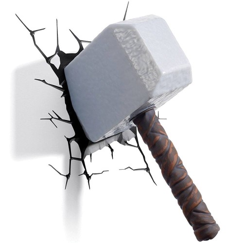 Marvel 3D LED Lamp Thor Hammer