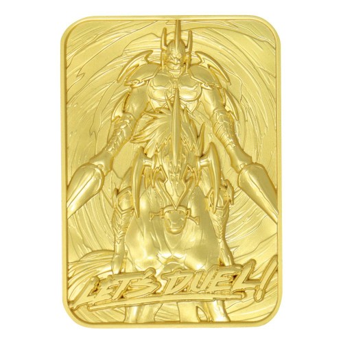 Yu-Gi-Oh! Replica Card Gaia the Fierce Knight (gold-plated)