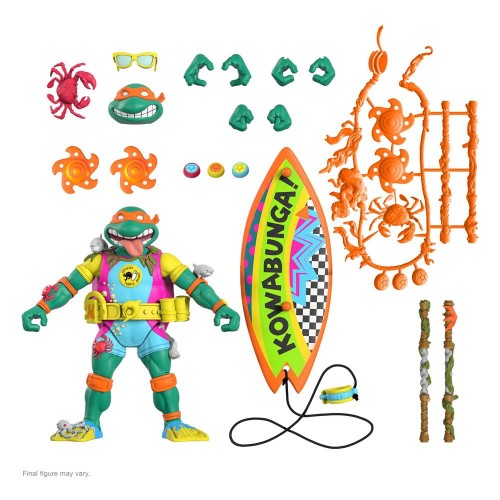 Teenage Mutant Ninja Turtles Ultimates Action Figure Sewer Surfer Mike 18 cm