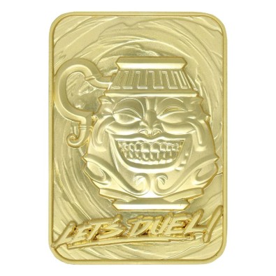Yu-Gi-Oh! Replica Card Pot of Greed (gold-plated)