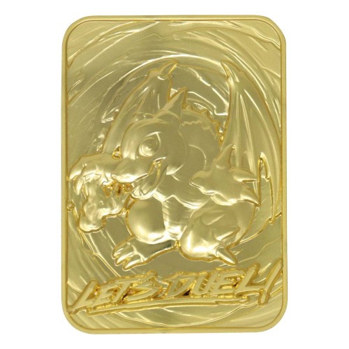 Yu-Gi-Oh! Replica Card Baby Dragon (gold-plated)