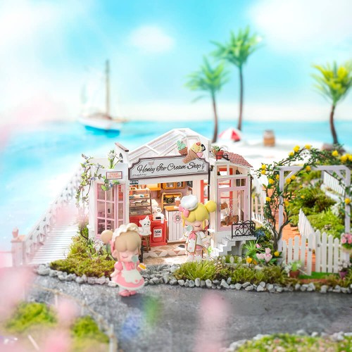 Robotime: Honey Ice-cream Shop