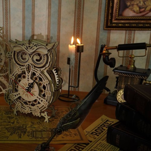 Robotime: Owl Clock
