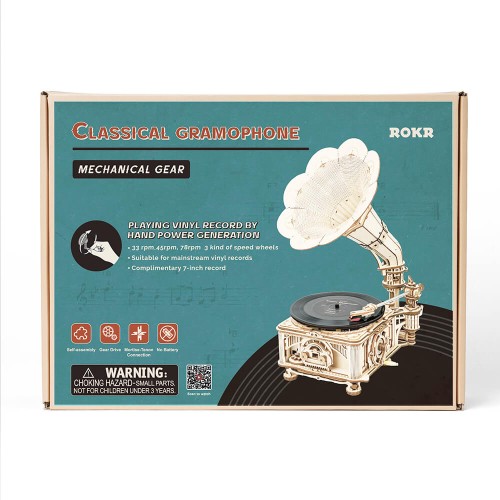 Robotime: Classical Gramophone