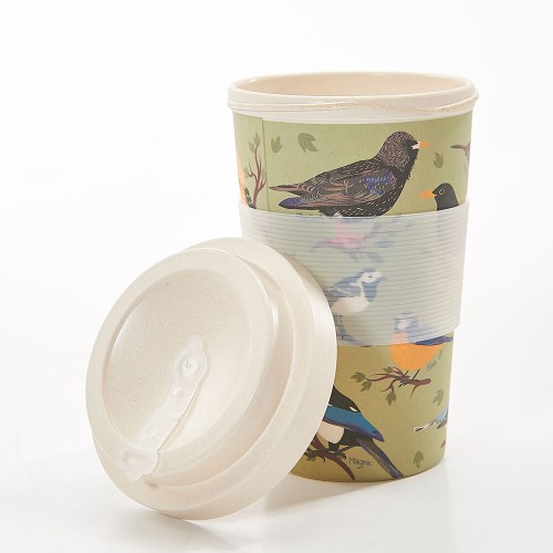 Κούπα Bamboo Wild Birds (Πράσινη)