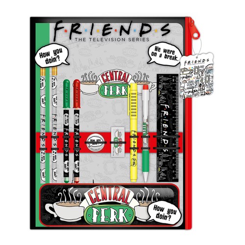 Friends: Σετ Γραφείου με Κασετίνα - Grey