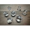 Chessex Translucent Polyhedral 7-Die Set - Clear/White