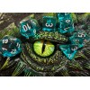 Chessex Translucent Polyhedral 7-Die Set - Teal/White