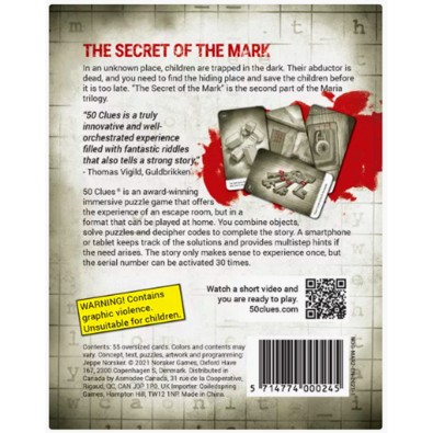 50 Clues Maria Part 2: The Secret of the Mark