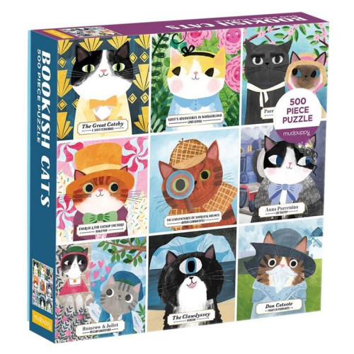 Bookish Cats Family - Παζλ - 500 pc
