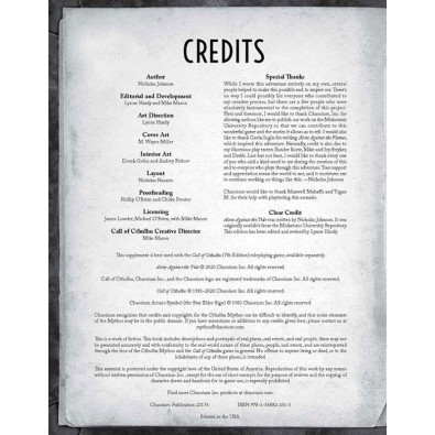 Call of Cthulhu RPG - Alone Against the Tide