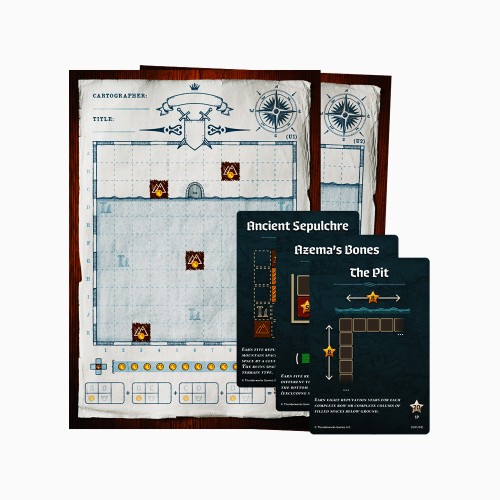 Cartographers Map Pack 3: Undercity – Depths of Sabek (Exp)