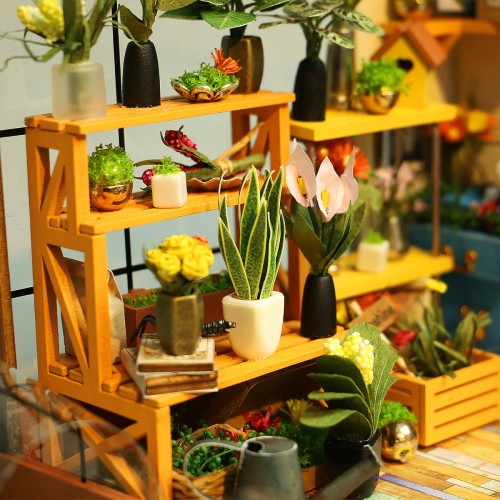 Robotime: Cathy's Flower House - 3D Παζλ (1:24)