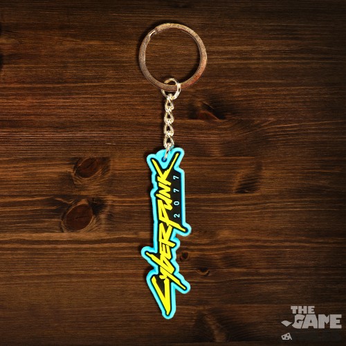 Cyberpunk 2077: Logo - Λαστιχένιο Μπρελόκ