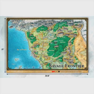 D&D - Savage Frontier Map (53x79cm)