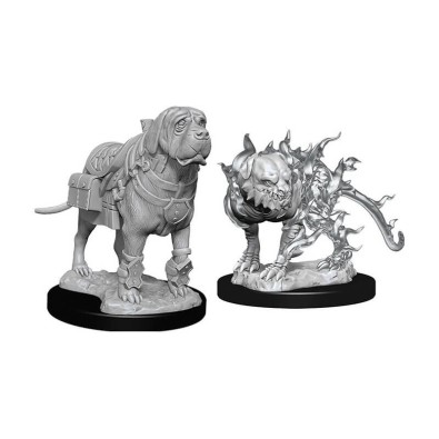 D&D Nolzur's Marvelous Miniatures -  Mastiff & Shadow Mastiff