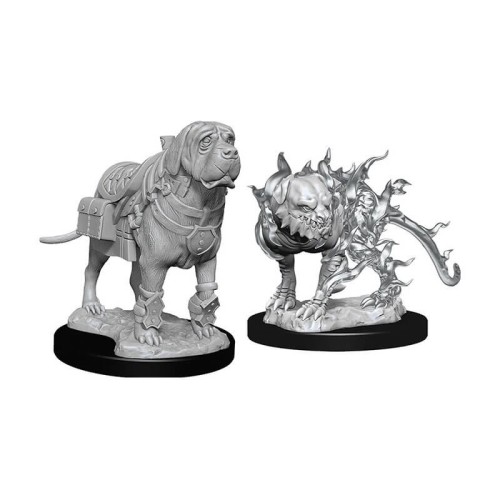 D&D Nolzur's Marvelous Miniatures -  Mastiff & Shadow Mastiff