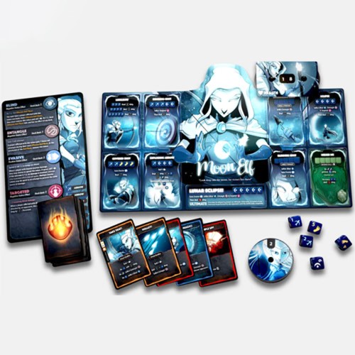 Dice Throne: Season One ReRolled – Barbarian v. Moon Elf