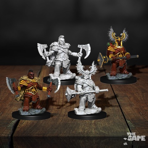 D&D Frameworks: Dwarf Barbarian Female