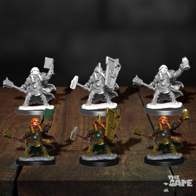 D&D Frameworks: Dwarf Cleric Female