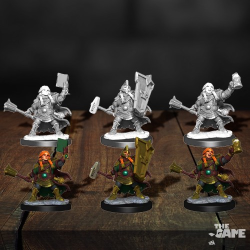 D&D Frameworks: Dwarf Cleric Female