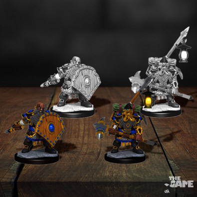 D&D Frameworks: Dwarf Fighter Male
