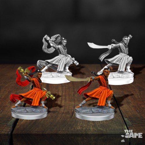 D&D Frameworks: Elf Monk Male