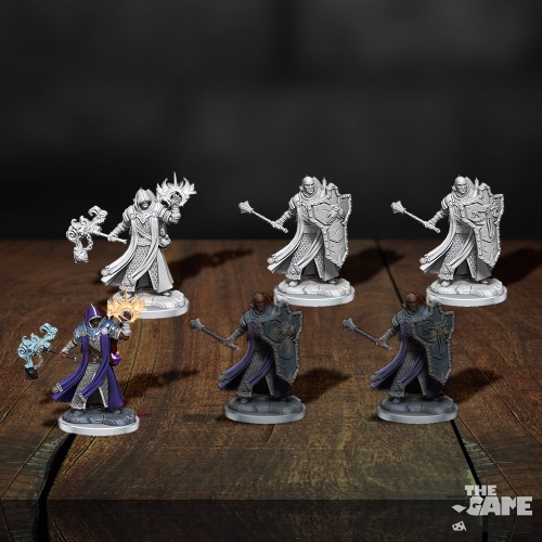 D&D Frameworks: Human Cleric Male