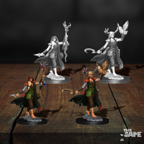 D&D Frameworks: Human Druid Female