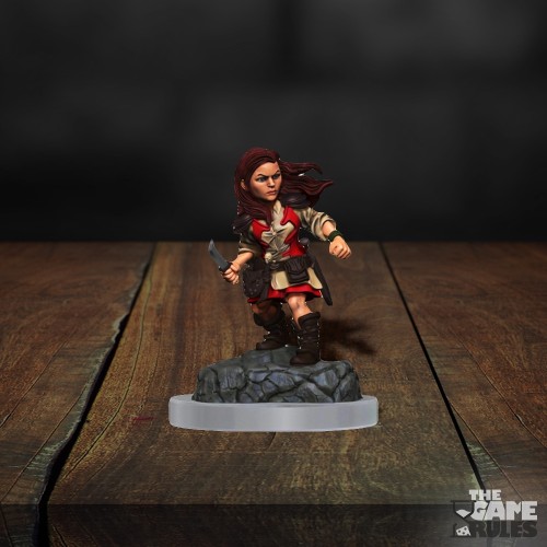 D&D Nolzur's Marvelous Miniatures: Halfling Rogue Female