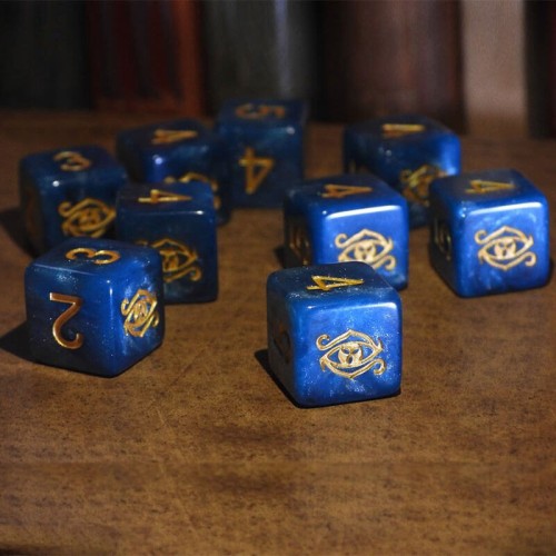 Eye of Chaos Dice - Nebula d6 Set